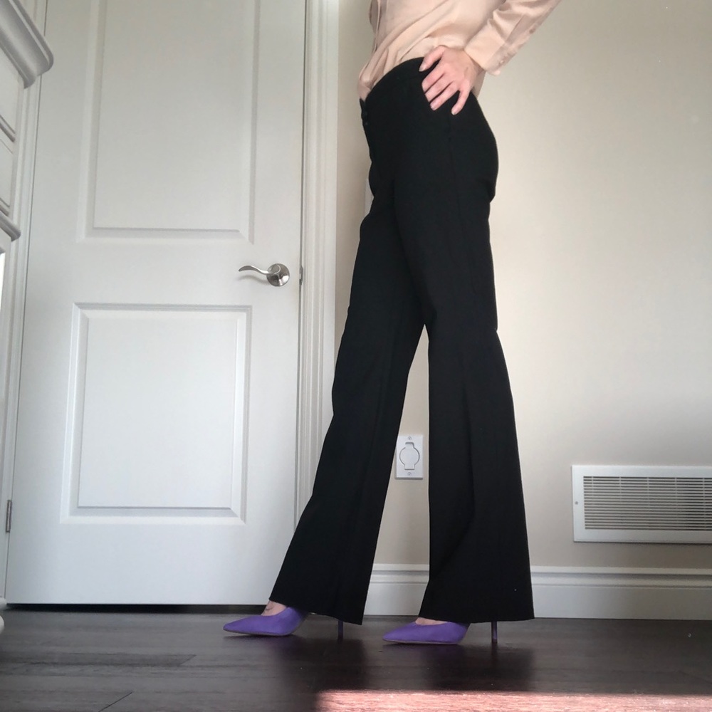 NWOT HELMUT LANG Wool Dress Pant boot wideleg